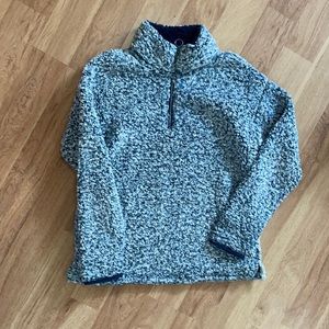 kohls plush/fleece quarter zip. never worn. perfect condition.